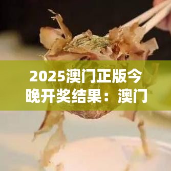 2025澳门正版今晚开奖结果：澳门美食节，今夜揭晓终极美味