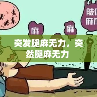 突发腿麻无力，突然腿麻无力 
