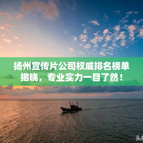 扬州宣传片公司权威排名榜单揭晓，专业实力一目了然！